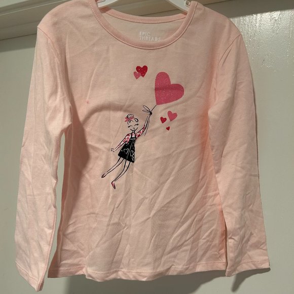 EPIC THREADS GIRLS HEARTS 2-PC SET - Picture 2 of 13